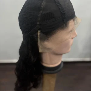 Home natural wavy scalp line hair topper – 1.5 x 5inch – silk base