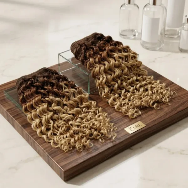 Curly Colored Wefts