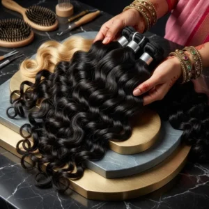 Double Drawn Bouncy Curls Manufacturer