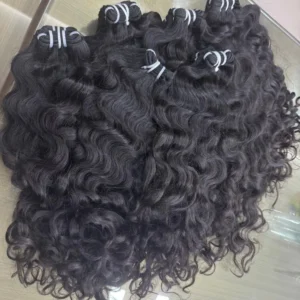 temple curly hair