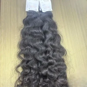 natural curly wefts