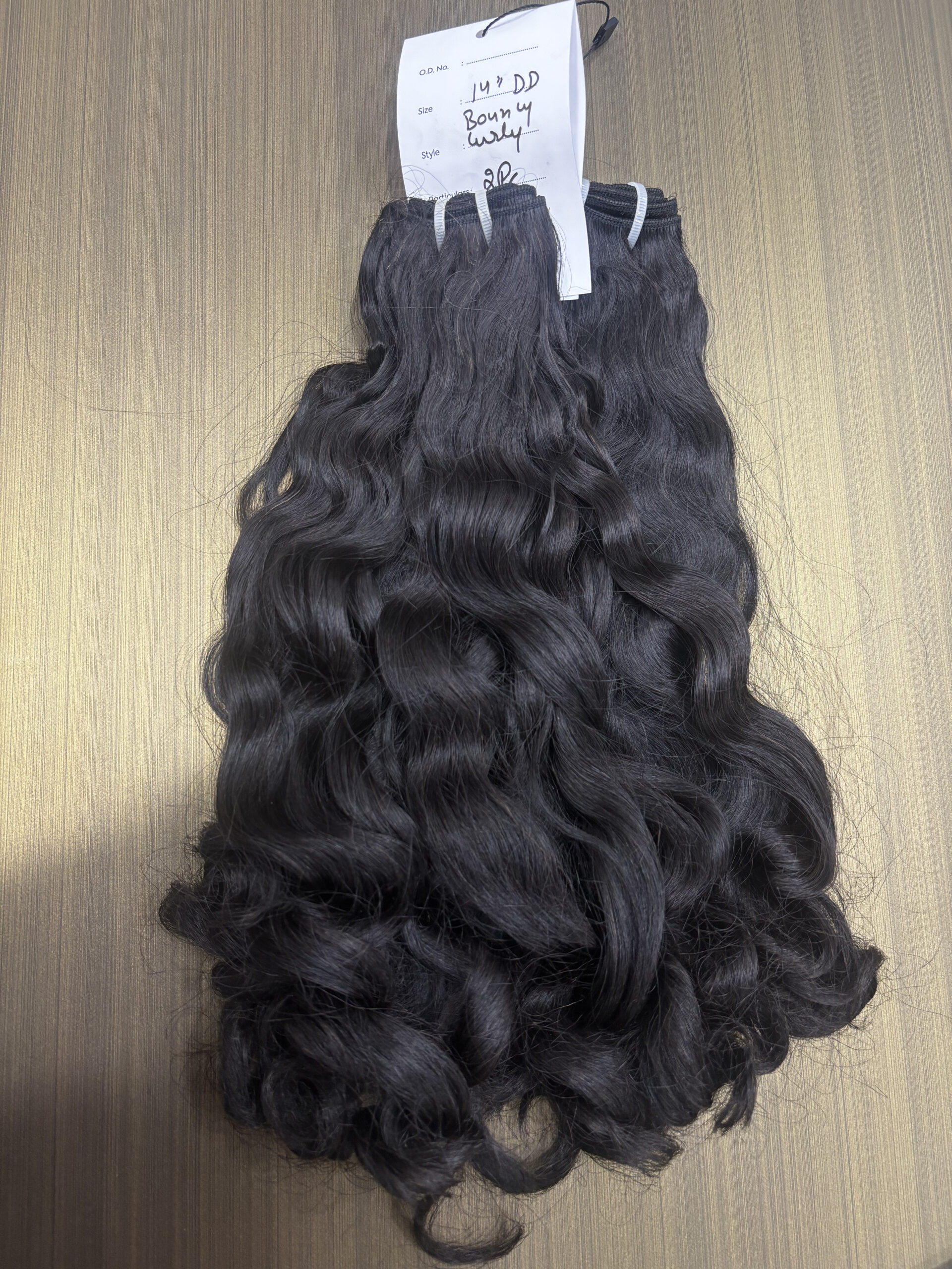 double drawn raw indian bouncy wavy bundles – 14" full, salon style curls double drawn raw indian bouncy wavy bundles – 14" full, salon style curls